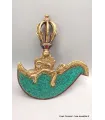 Kartika tibétain (drigug) dordjé 8 branches turquoise - Kartika Tibétain Bouddhiste