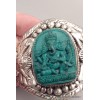 Large Bracelet manchette Ganesh Bracelets tibétains bouddhistes BRAY4