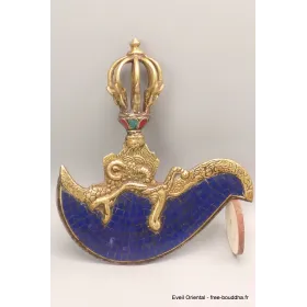 Kartika tibétain (drigug) dordjé 8 branches Lapis Lazuli - Kartika Tibétain Bouddhiste