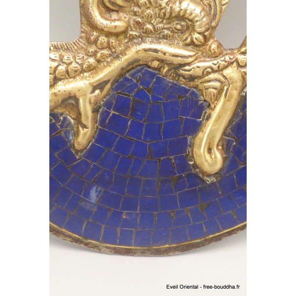 Kartika tibétain (drigug) dordjé 8 branches Lapis Lazuli Kartika Tibétain Bouddhiste KD7