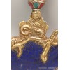 Kartika tibétain (drigug) dordjé 8 branches Lapis Lazuli Kartika Tibétain Bouddhiste KD7
