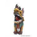 Statuette tibétaine Dragon peinte à la main - Statuettes bouddhistes tibétaines artisanales
