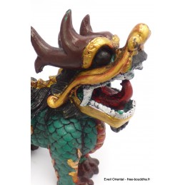 Artisanat tibétain statuette Dragon Artisanat tibétain bouddhiste STADRA2