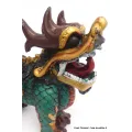 Statuette tibétaine Dragon peinte à la main - Statuettes bouddhistes tibétaines artisanales