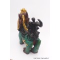 Artisanat tibétain statuette Dragon Statuettes Bouddhistes STADRA2