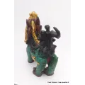 Statuette tibétaine Dragon peinte à la main - Statuettes bouddhistes tibétaines artisanales