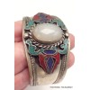 Gros Bracelet tibetain look ancien Pierre de lune Bracelets tibétains bouddhistes ref7588.1