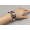 Gros Bracelet tibetain look ancien Pierre de lune Bracelets tibétains bouddhistes ref7588.1
