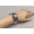 Gros Bracelet tibetain look ancien Pierre de lune Bracelets tibétains bouddhistes ref7588.1