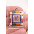 Amulette tibétaine porte-bonheur - Amulette bouddhiste, porte-clé