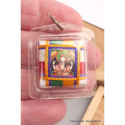 Amulette tibétaine porte-bonheur port gratuit Amulette tibétaine, porte-clé AMT4