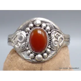 Bracelet tibétain bouddhiste Cornaline Om - Bracelets tibétains bouddhistes