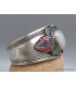 Gros Bracelet tibetain look ancien Pierre de lune Bracelets tibétains bouddhistes ref7588.1