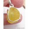 Pendentif Brucite brute serti griffes pointe noire Pendentifs pierres naturelles AW49.3