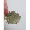 Pendentif Moldavite sertie griffes qualité AAA Bijoux en Moldavite YM69.3