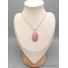 Bijou pendentif en Pétalite rose marbrures blanches Pendentifs pierres naturelles LAM68.4