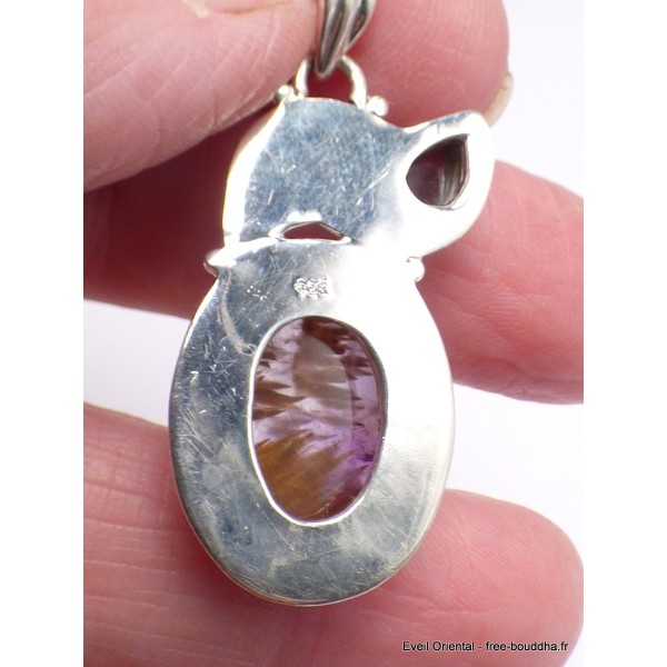 Pendentif Cacochynite Super seven grenat cabochon Bijoux en Cacochynite Super Seven XV83.14