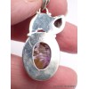 Pendentif Cacochynite Super seven grenat cabochon Bijoux en Cacochynite Super Seven XV83.14