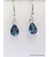 Boucles d'oreilles Topaze London facettées Bijoux en Topaze YM74