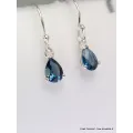 Boucles d'oreilles Topaze London facettées - Bijoux en Topaze
