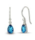 Boucles d'oreilles Topaze London facettées Bijoux en Topaze YM74