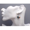 Boucles d'oreilles Turquoise d'Arizona et huître Bijoux en Turquoise Spiny Oyster YM76.3