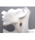 Boucles d'oreilles gouttes en Septaria Bijoux en Septaria XV108.2