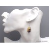 Boucles d'oreilles gouttes en Septaria Bijoux en Septaria XV108.2