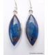 Boucles d'oreilles Shattuckite forme marquise-m Bijoux en Shattuckite PAC83