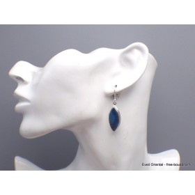 Boucles d'oreilles Shattuckite forme marquise Bijoux en Shattuckite PAC83