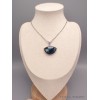 Pendentif Malachite sur Azurite semi-oval Bijoux en Azurite Malachite LAM36.3
