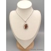 Rare Pendentif Cuivre sur Agate forme ovale Bijoux en Cuivre sur Agate LAM42.2