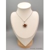 Rare Pendentif Cuivre sur Agate forme ronde Bijoux en Cuivre sur Agate LAM42.3