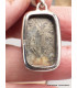 Pendentif en Pyrite plume rectangulaire Bijoux en Pyrite Plume LAM35.2