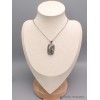 Pendentif en Pyrite plume rectangulaire Bijoux en Pyrite Plume LAM35.2