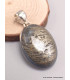 Bijou Pendentif en Pyrite plume oval Bijoux en Pyrite Plume LAM35.3
