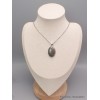Pendentif bijou en Pyrite plume ovale Bijoux en Pyrite Plume LAM35.4