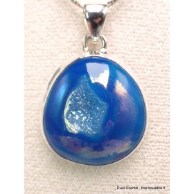 Bijou Pendentif en Agate druze et titane Bijoux en Agate XV103.1