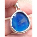 Bijou Pendentif en Agate druze et titane Bijoux en Agate XV103.1