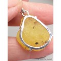 Pendentif en pierre Brucite jaune-ct Pendentifs pierres naturelles LAM38.3