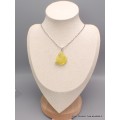 Pendentif en pierre Brucite jaune-ct Pendentifs pierres naturelles LAM38.3