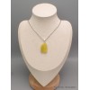 Bijou Pendentif en Brucite jaune forme asymétrique Pendentifs pierres naturelles LAM38.5