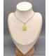 Pendentif pierre naturelle en Brucite jaune Pendentifs pierres naturelles LAM38.8