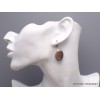 Boucles d'oreilles ovales Jaspe Picasso Cherry Creek Bijoux en Jaspe XV111.2-a