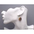 Boucles d'oreilles ovales Jaspe Picasso Cherry Creek - Bijoux en Jaspe