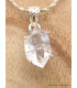 Pendentif diamant d'Herkimer bélière ajourée Pendentifs pierres naturelles YM82