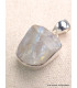 Pendentif Pierre de Lune brute Péristérite asymétrique Bijoux en Pierre de lune YM83.1