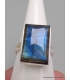 Bague rectangulaire en Labradorite bleue taille 56 Bijoux en Labradorite Bleue XV87.13
