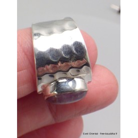 Bijou en Cacochynite Super Seven Argent martelé taille 55 Bijoux en Cacochynite Super Seven XV86.10