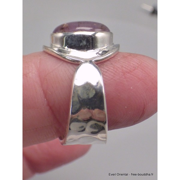 Bijou en Cacochynite Super Seven Argent martelé taille 55 Bijoux en Cacochynite Super Seven XV86.10